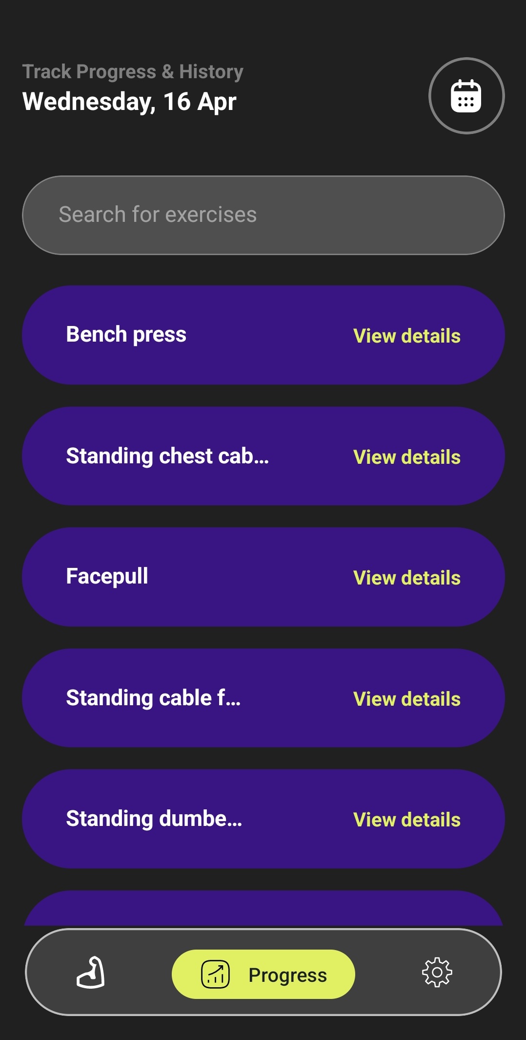Exercise Selection
